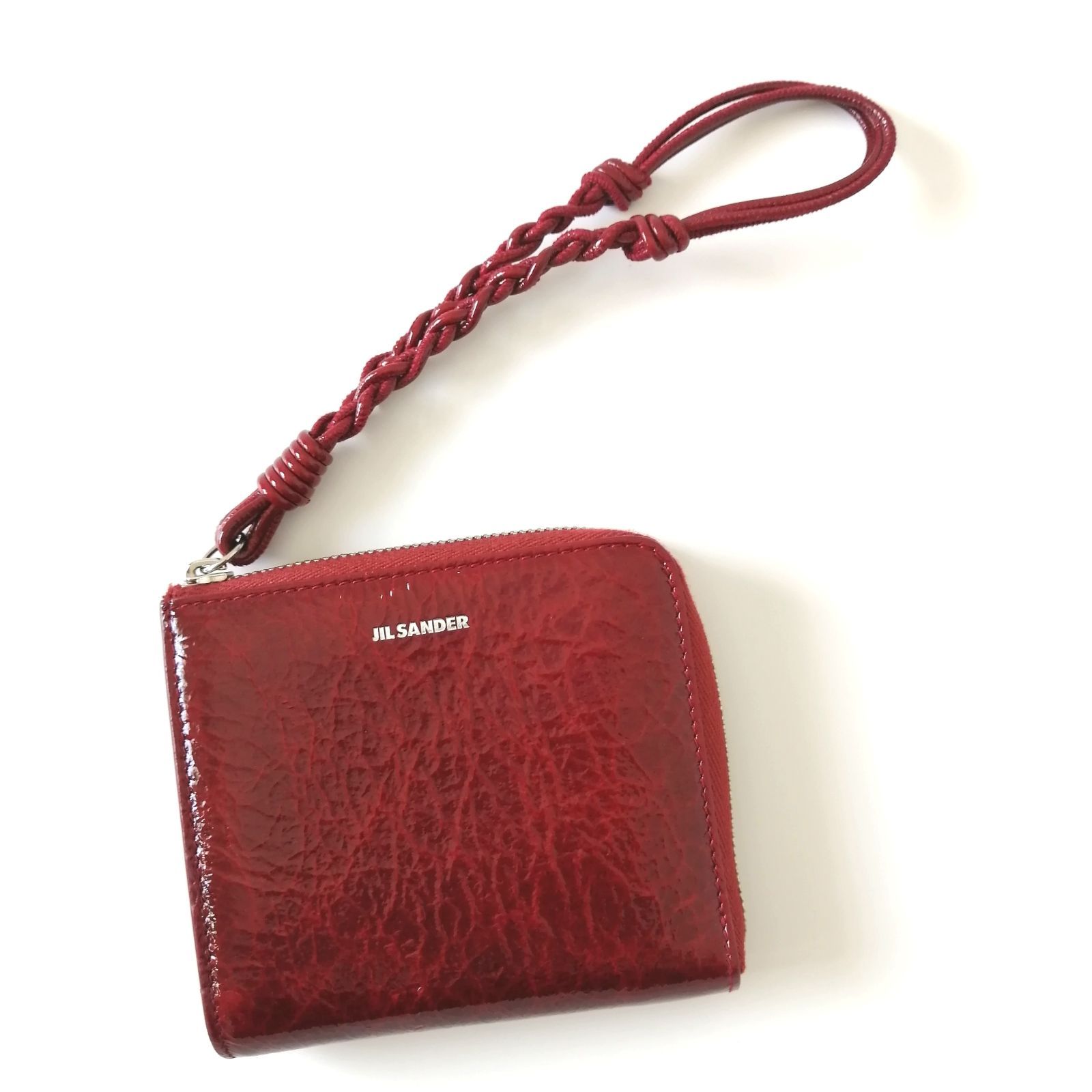 ✨美品✨ ジルサンダー JIL SANDER 折り財布 L字ファスナー財布 レッド