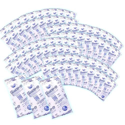 保冷剤 長時間 強力 まとめ買い 〔 日本製/安心の保冷能力/繰り返し使用可能！あらゆる 保冷 ニーズに対応/持ち運び 長時間保冷 長方形サイズ 70 mm×150 mm(100ｇ) 〕 大容量 業務用 セット