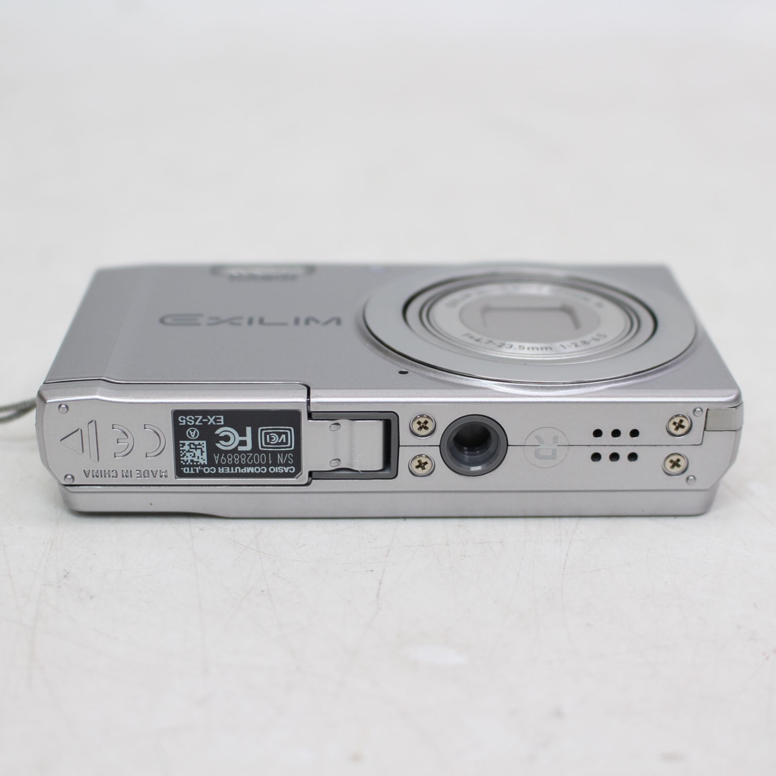 762)CASIO EXILIM EX-ZS5 シルバー コンパクトデジタルカメラ ジャンク