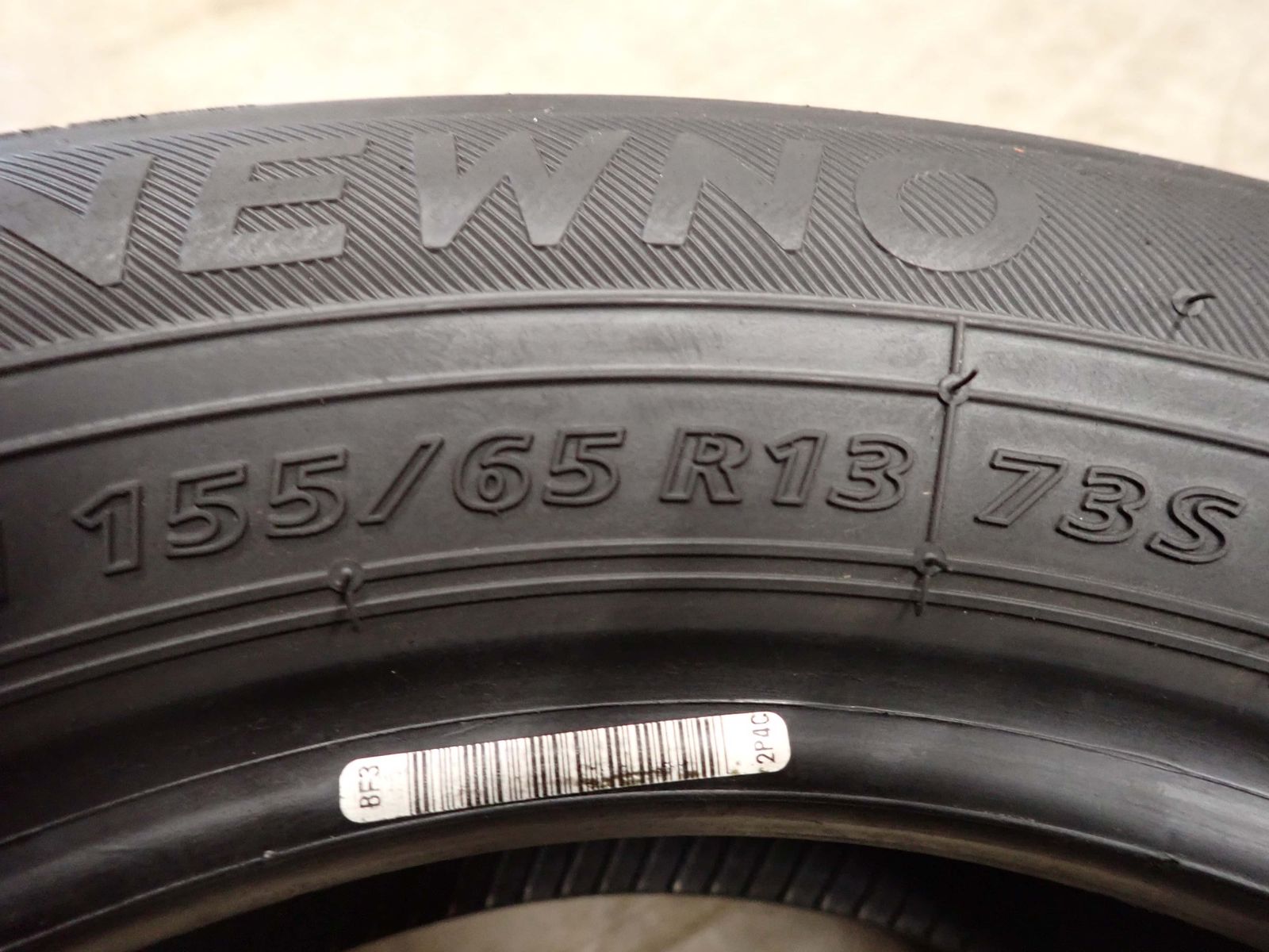 夏4本SET 会社宛 送料無料 155/65R13 73S ブリヂストン ECOPIA NEWNO 