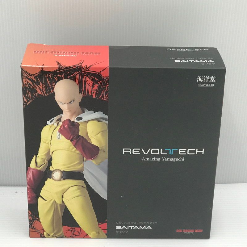 【中古品】 海洋堂 リボルテック アメイジング・ヤマグチ ワンパンマン サイタマ 開封済み 箱イタミあり 【051-260709-ti-04-tagh】
