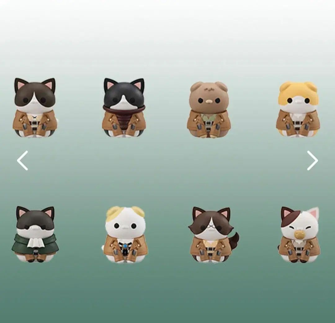 MEGAキャット 進撃の巨人 フィギュア フルセット