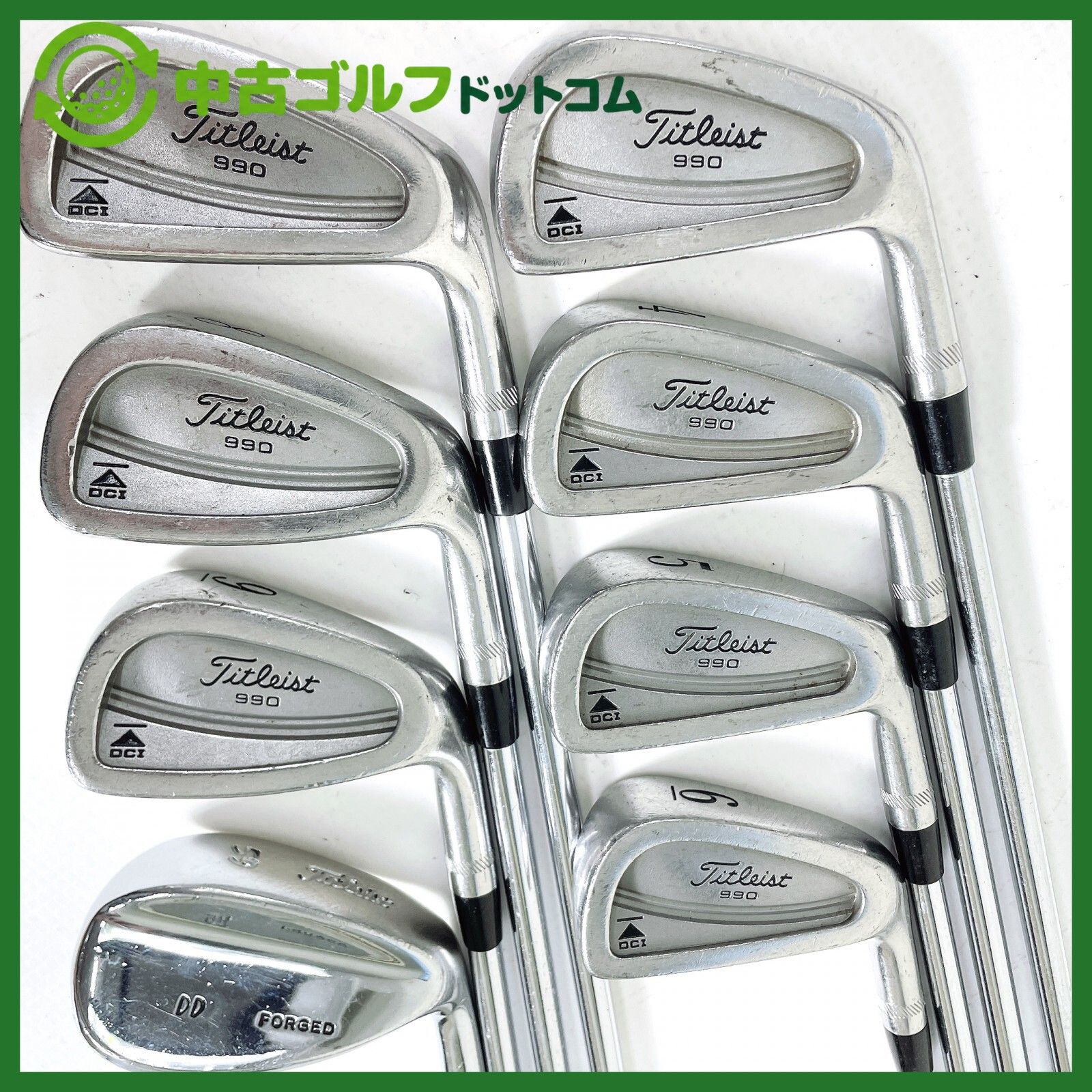 【中古】タイトリスト DCI 990/VOKEY DESIGN COLD FORGED 3-9I/P/S 8本セット アイアン