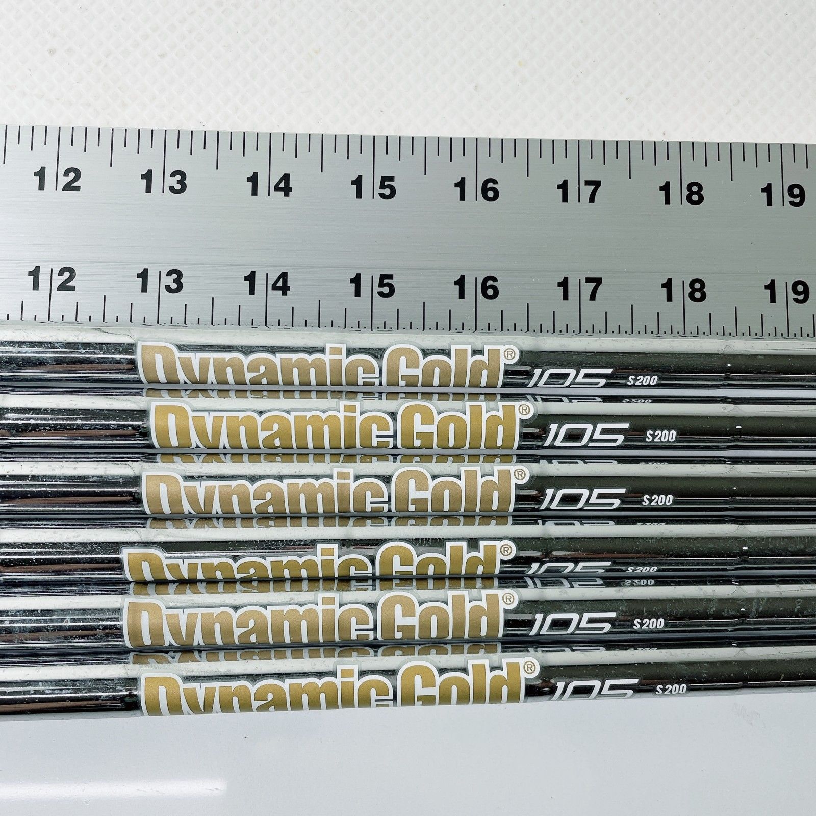 中古】トゥルーテンパー Dynamic Gold 105 シャフト セット 6本セット