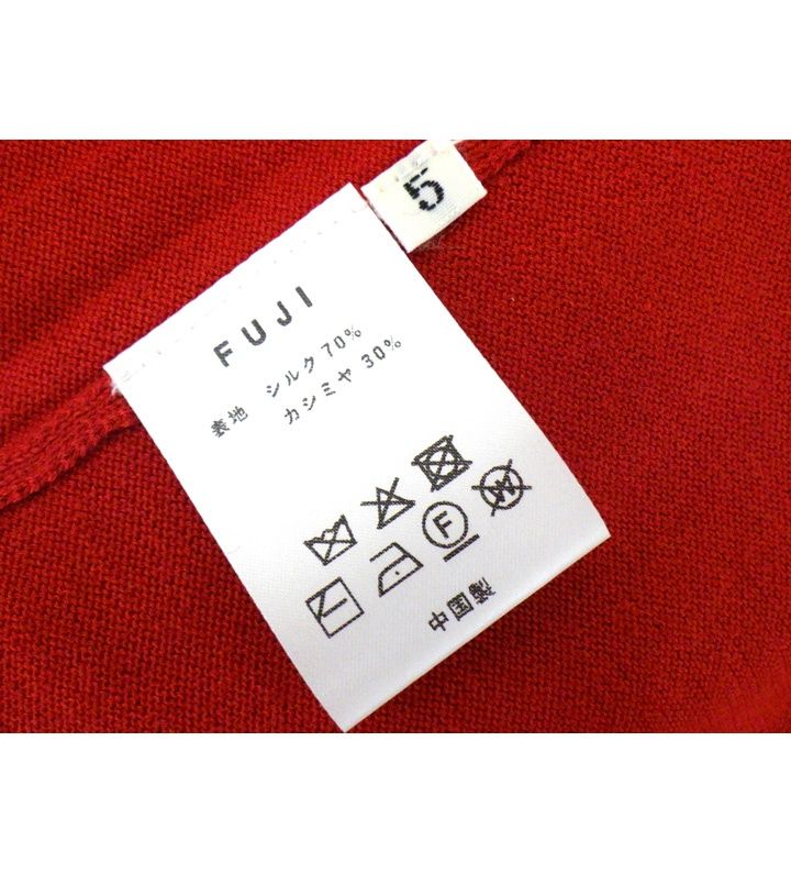 フジ FUJI 【 JO26 MT005 S1 】 シルク カシミア 半袖 ニット Tシャツ