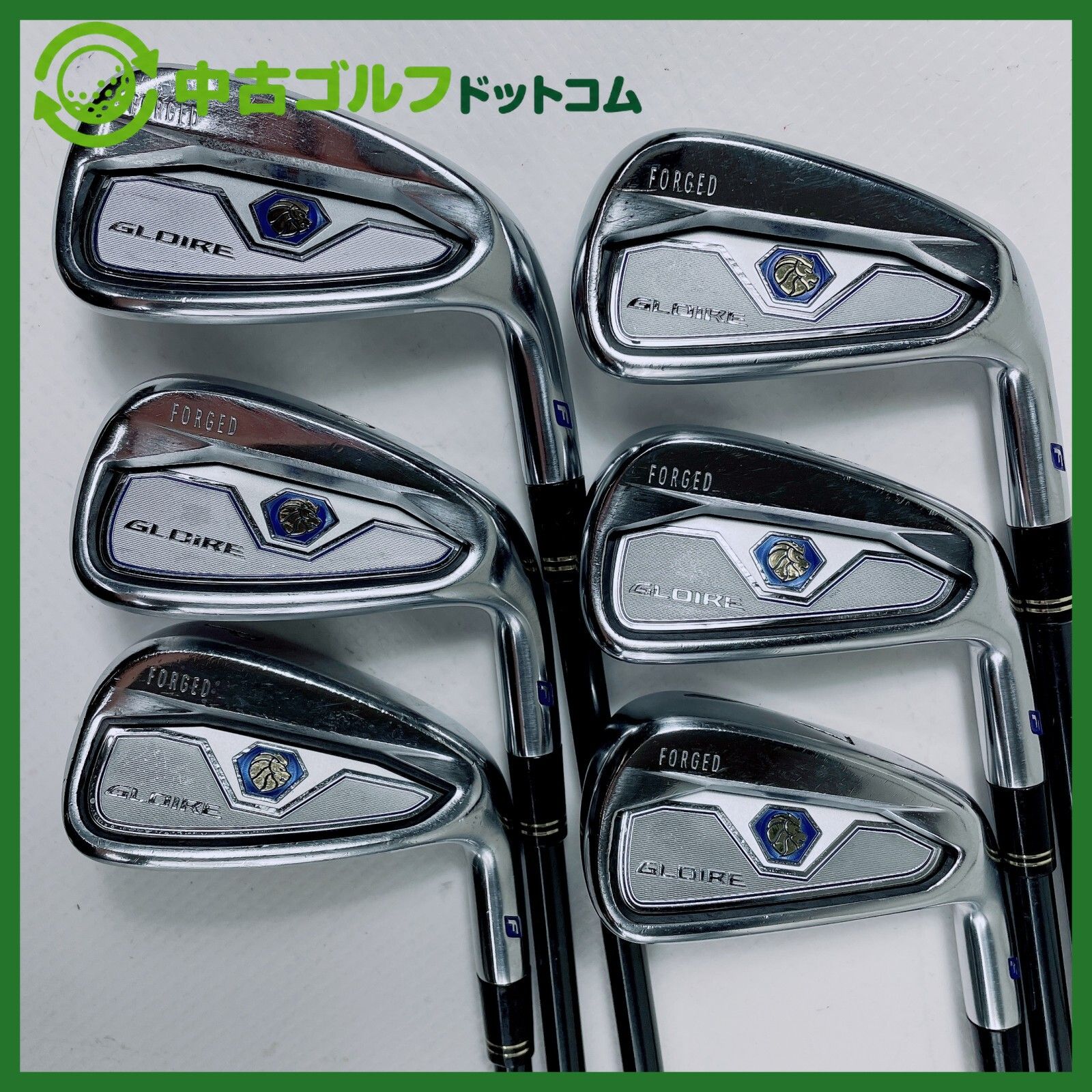 【中古】テーラーメイド GLOIRE F 5-9I/PW 6本セット アイアン セット (純正シャフト)【R】