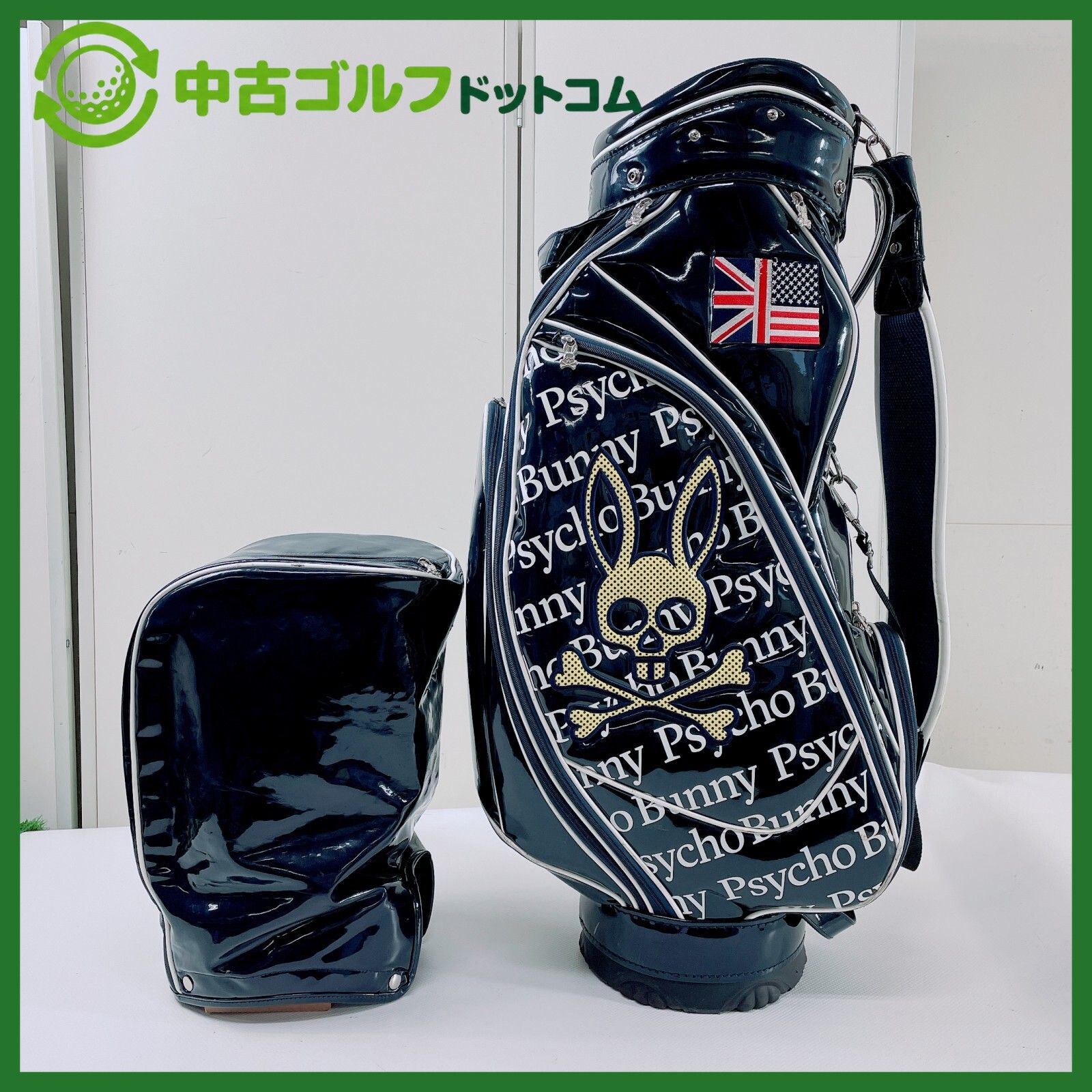 【中古】サイコバニー 5口 9.0インチ キャディーバッグ 単品