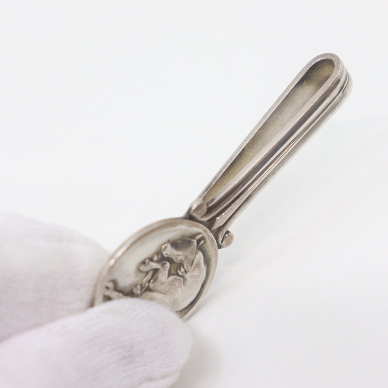 ITVQD87H2FWV Georg Jensen ジョージジェンセン タイピン SV925 牛