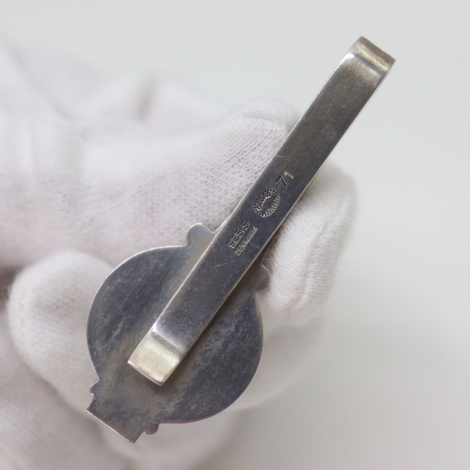 ITVQD87H2FWV Georg Jensen ジョージジェンセン タイピン SV925 牛