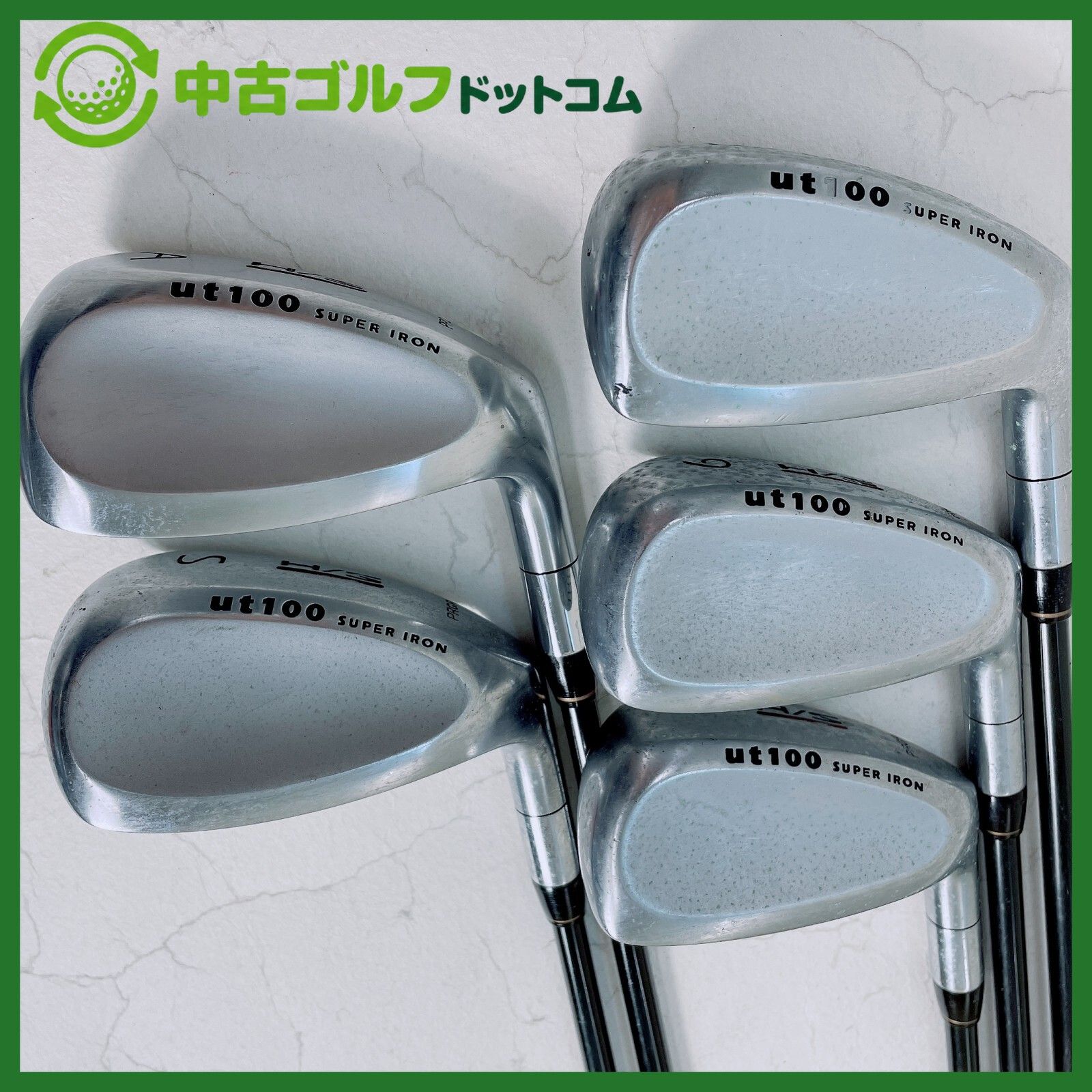 【中古】プロギア H/S UT100 SUPERIRON 8-9.P.A.S 5本アイアンセット(DATA060)【M-30】 11,085円