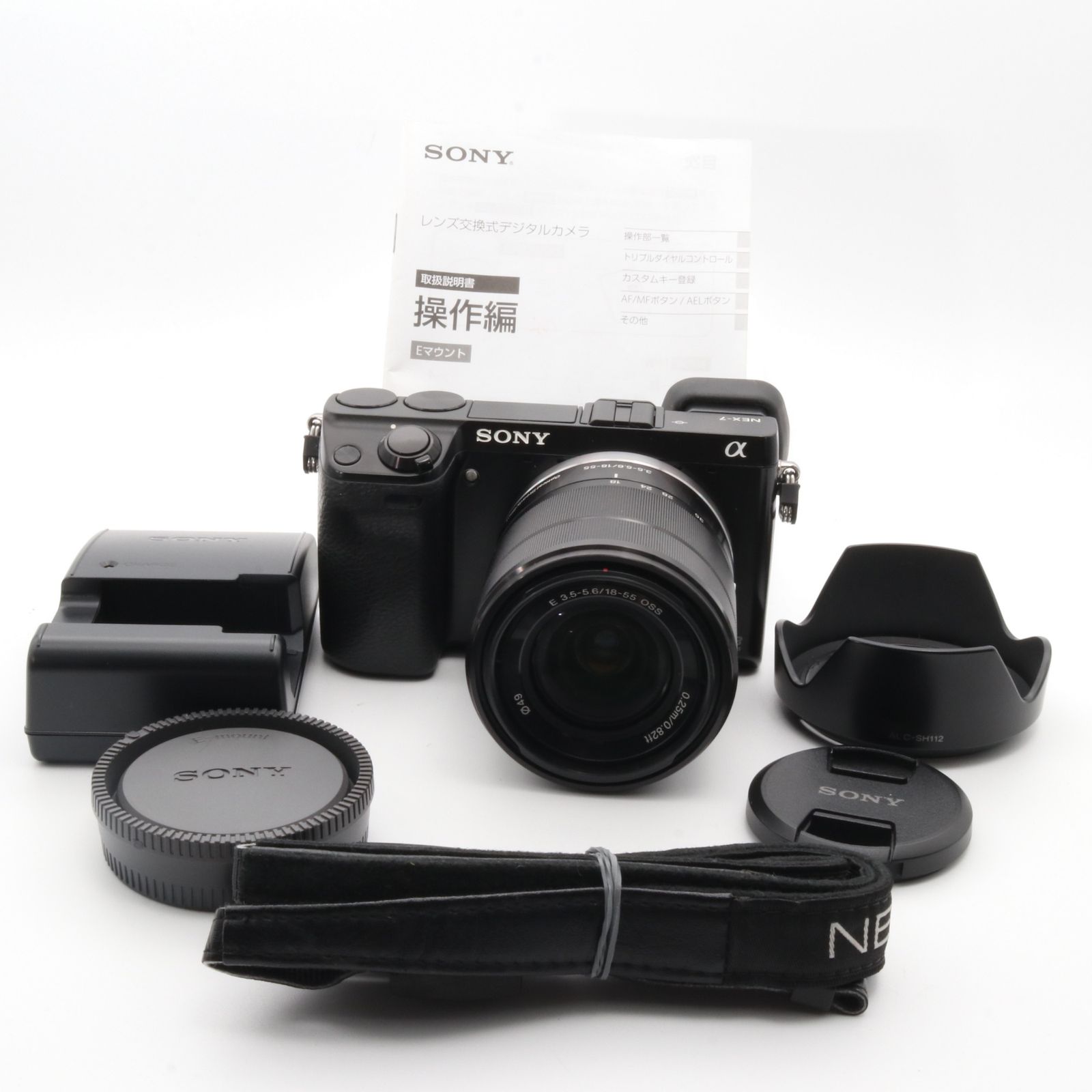 シャッター回数：5100】ソニー SONY ミラーレス一眼 α NEX-7 ズーム