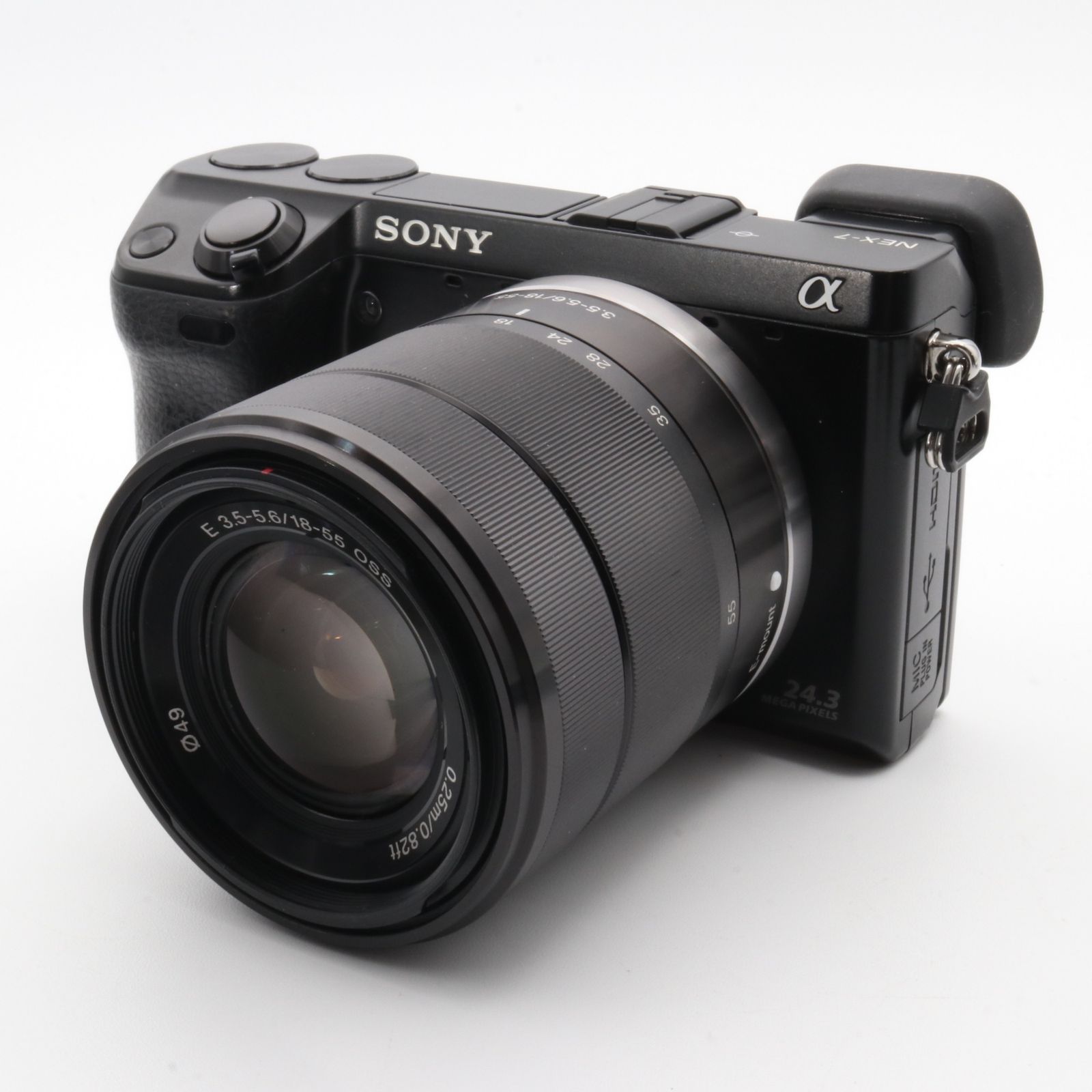 シャッター回数：5100】ソニー SONY ミラーレス一眼 α NEX-7 ズーム