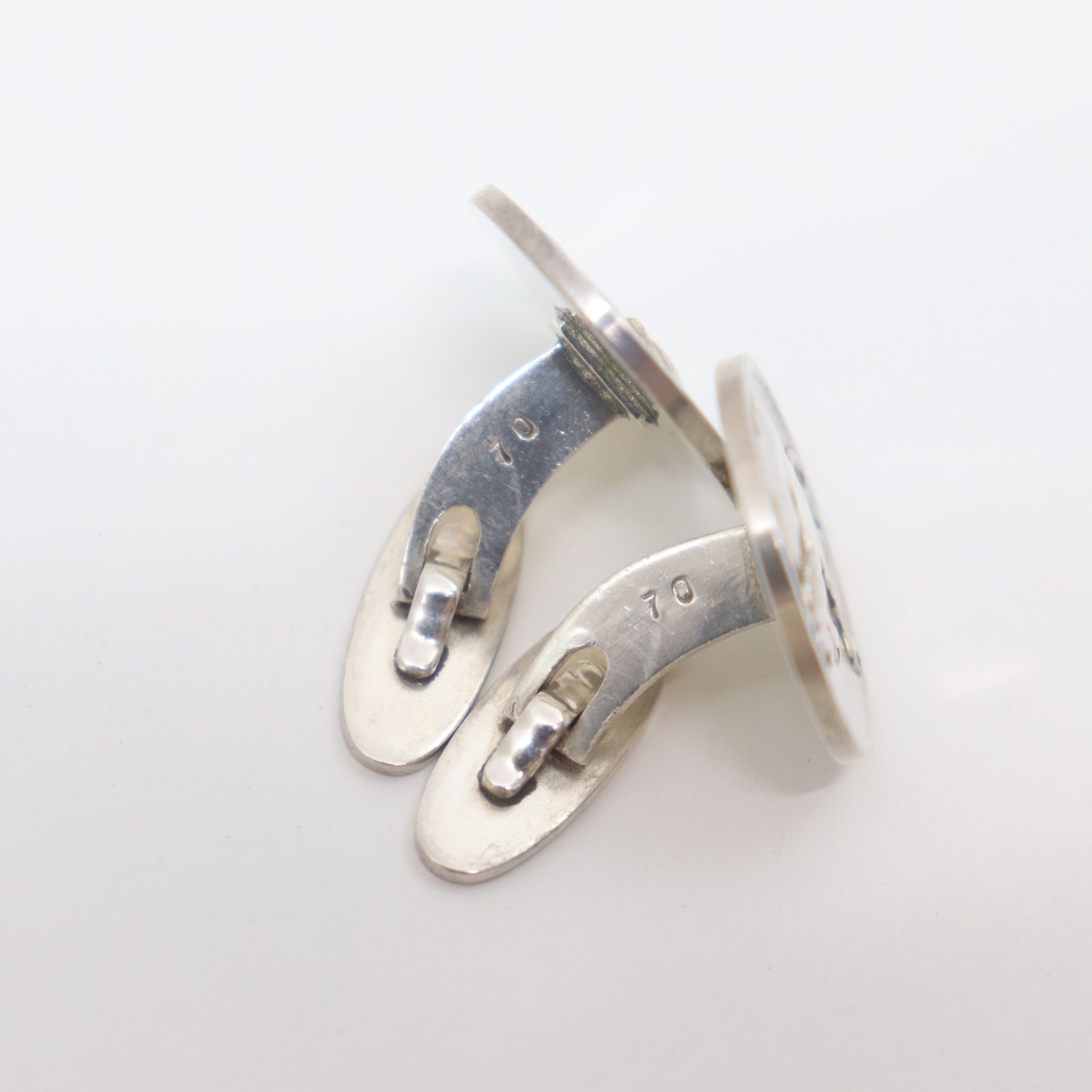 ITW6IVHO2ZE1 Georg Jensen ジョージジェンセン カフスボタン SV925 牛