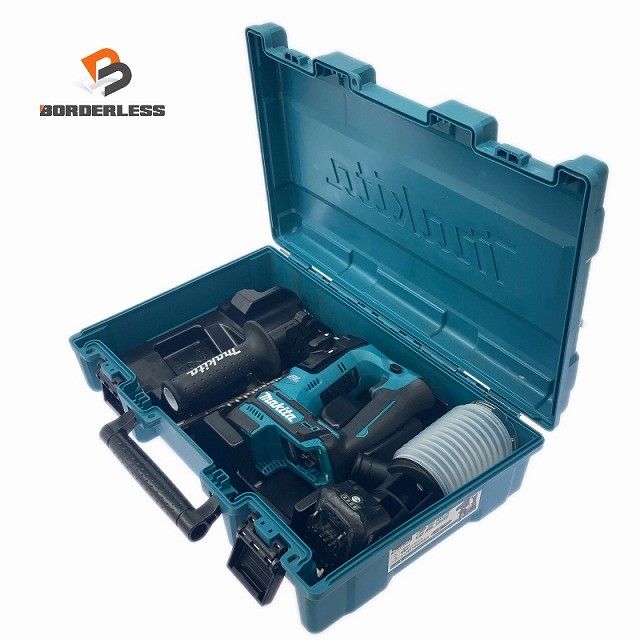 ☆中古美品☆makita マキタ 10.8V 16mm 充電式ハンマドリル HR166D バッテリー1個(4.0Ah) 集じんカップ ケース付 ハンマードリル130928