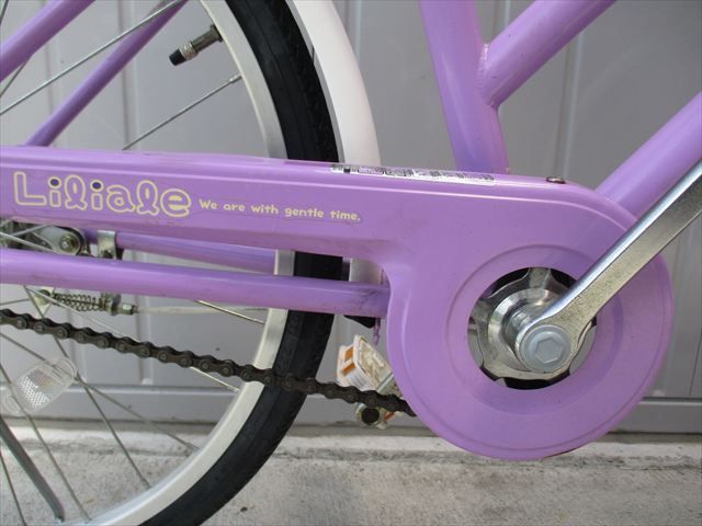 F287☆整備済み☆完成車発送☆中古子ども自転車【22インチ パープル 