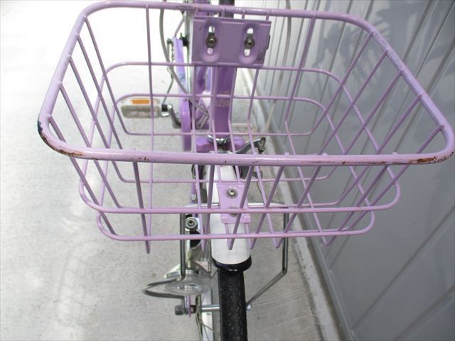 F287☆整備済み☆完成車発送☆中古子ども自転車【22インチ パープル 