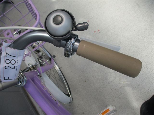 F287☆整備済み☆完成車発送☆中古子ども自転車【22インチ パープル 