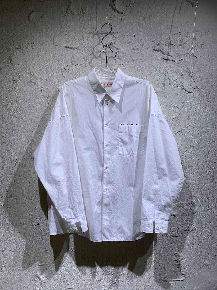 MARNI 25AW ORGANIC POPLIN SHIRT ポプリンシャツ 48