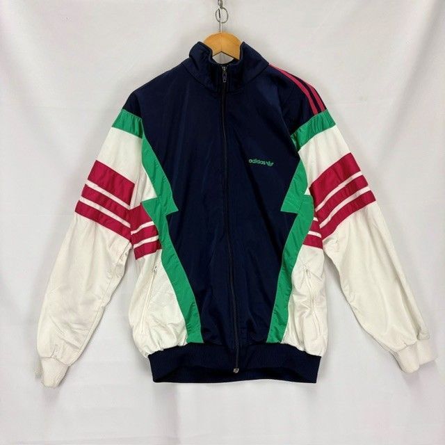 LATE 80s Adidas 切替 ジャージジャケット サイズⅬ 08071109 01