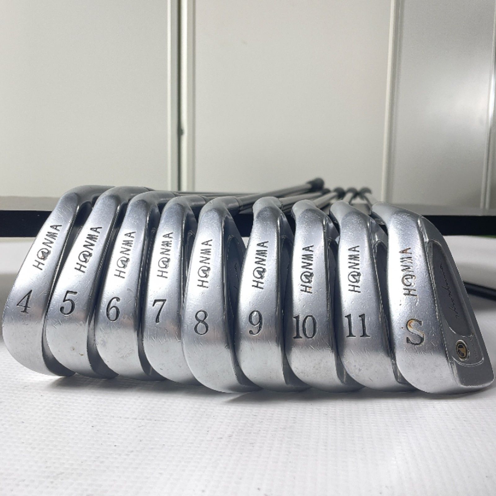 中古】ホンマ BIG-LB 黒 4-11I/SW 9本セット アイアン セット【R-1 