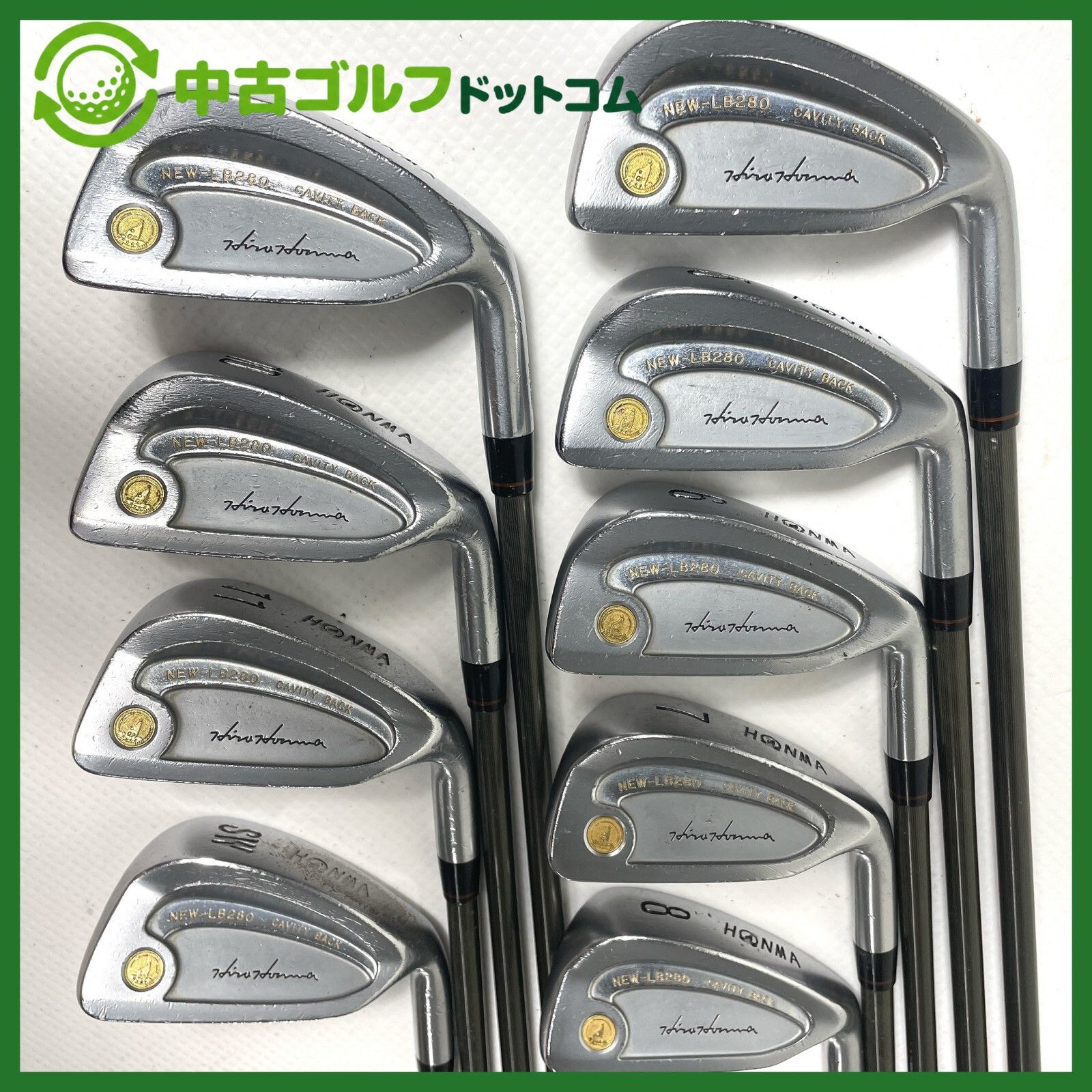 【中古】ホンマ NEW LB-280 4S ★4 4-11/SW 9本セット アイアン セット【R】