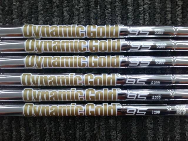 中古 シャフト トゥルーテンパー Dynamic Gold 95（S200）6本セット（5-9.P)/S200/0[3926]■博多