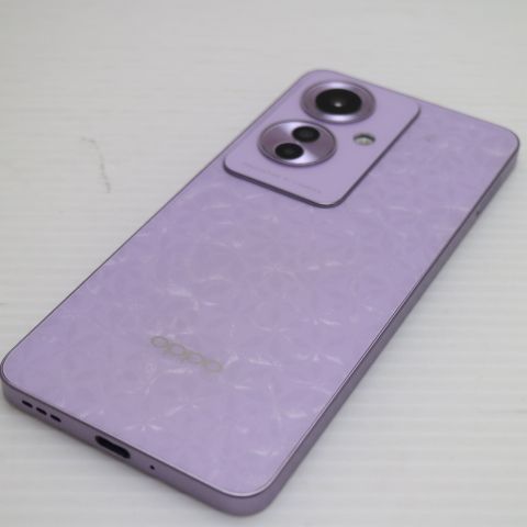 超美品 SIMフリー OPPO Reno11 A コーラルパープル スマホ OPPO 即日
