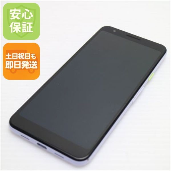 美品 Google Pixel 3a パープリッシュ スマホ 本体 白ロム 土日祝発送