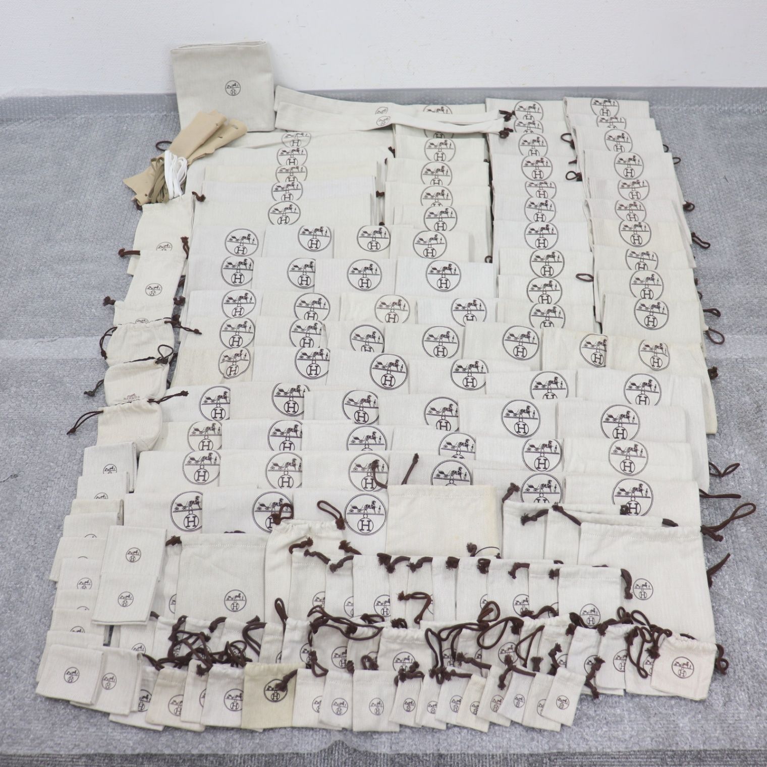 ✨新品✨ エルメス 保存袋 巾着袋 収納袋 縦約53.5cm×横約60.5cm