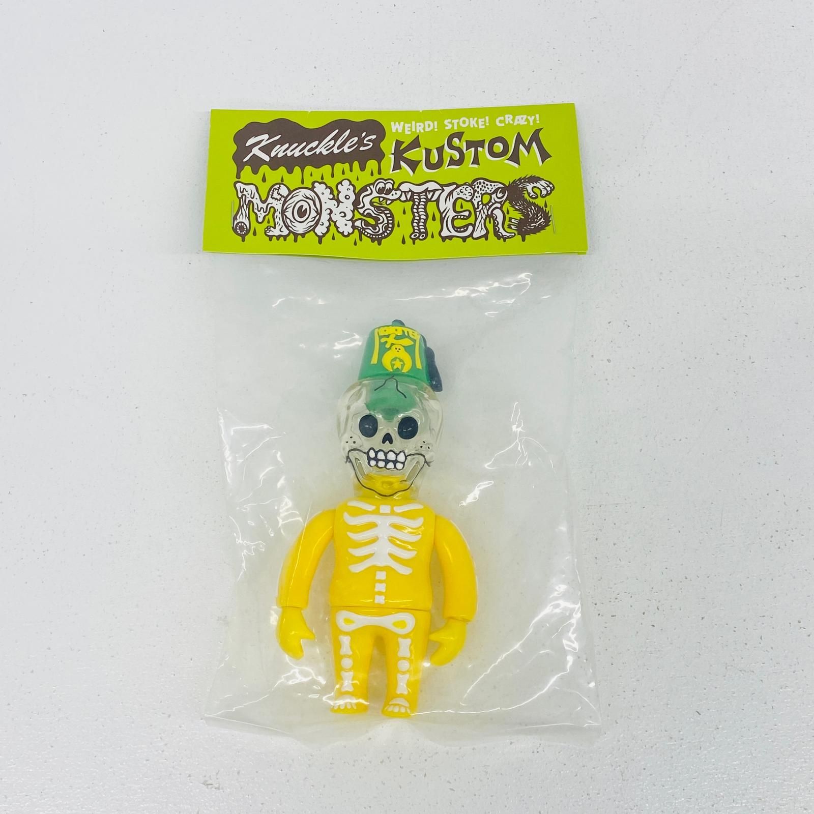 【物流センター】 中古 HEAD LOCK STUDIO KNUCKLE'S KUSTOM BONE HEAD 黄色