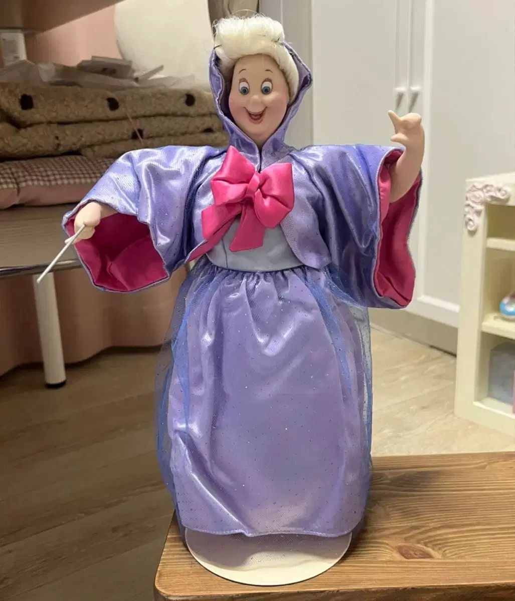 フランクリンミント ポーセリン ドール ゴッドマザー 妖精のおばあさん シンデレラ ぬいぐるみ ヴィンテージ