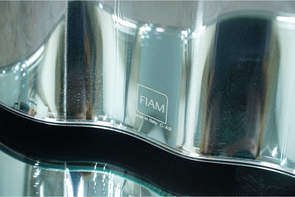 極美品 FIAM(フィアム) MIR ミラー 回転式 スタンドミラー 姿見 大判 鏡 イタリア製 カッシーナ 52.8万 040518