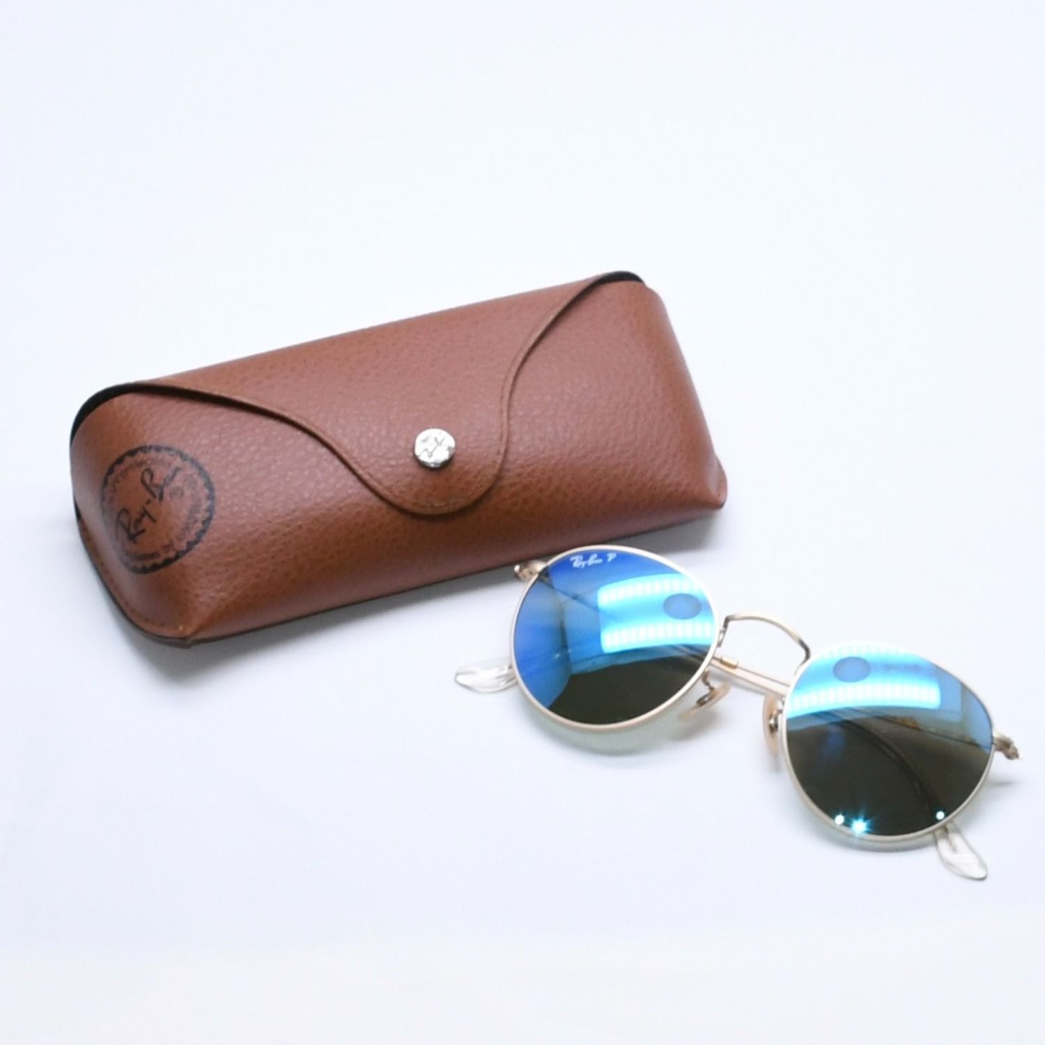 新品同様 Ray-Ban レイバン ROUND METAL サングラス アイウェア RB3447