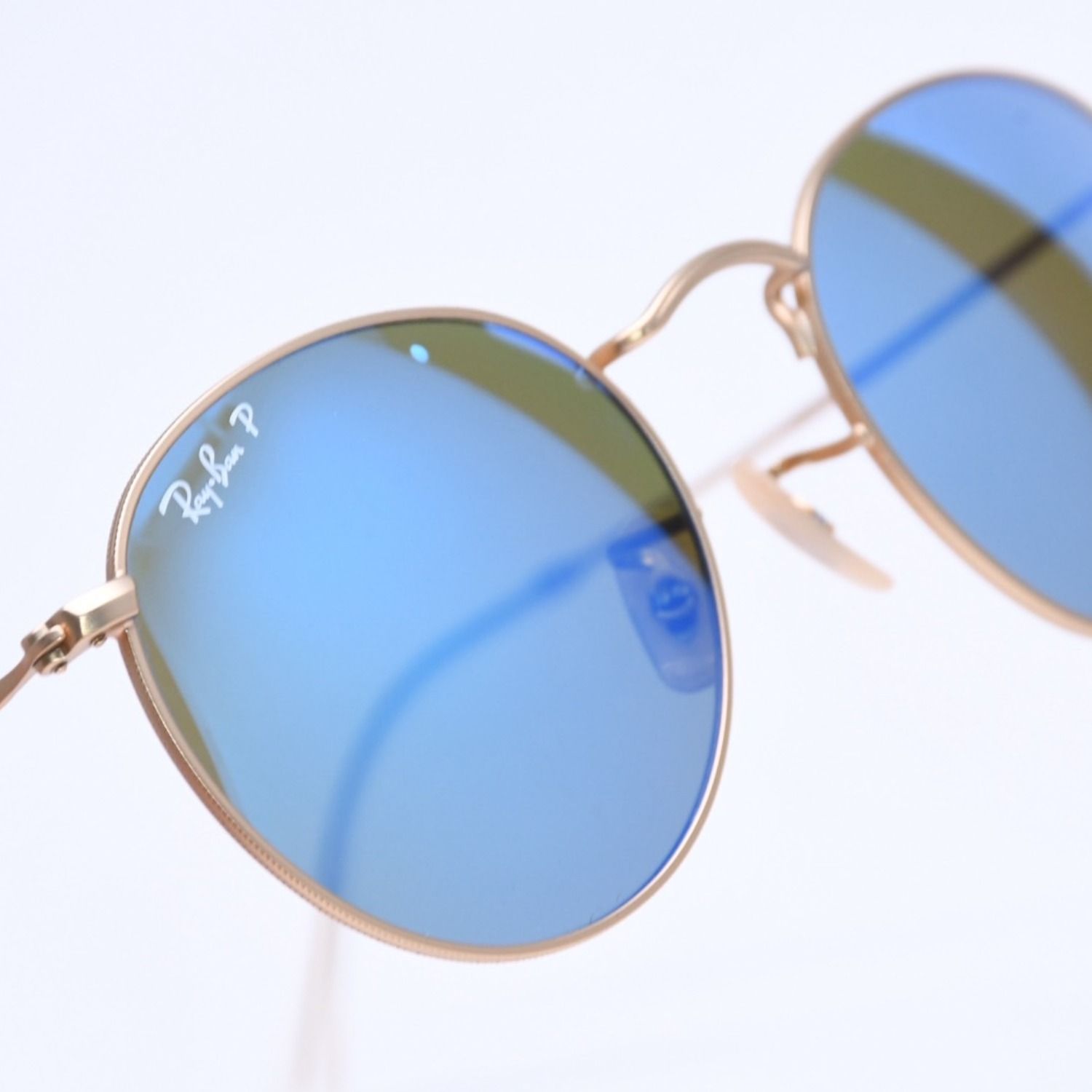 新品同様 Ray-Ban レイバン ROUND METAL サングラス アイウェア RB3447