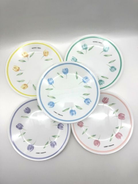 希少ほぼ未使用】コレール VALENTINO CHRISTY 皿 ヴィンテージ USA製 5