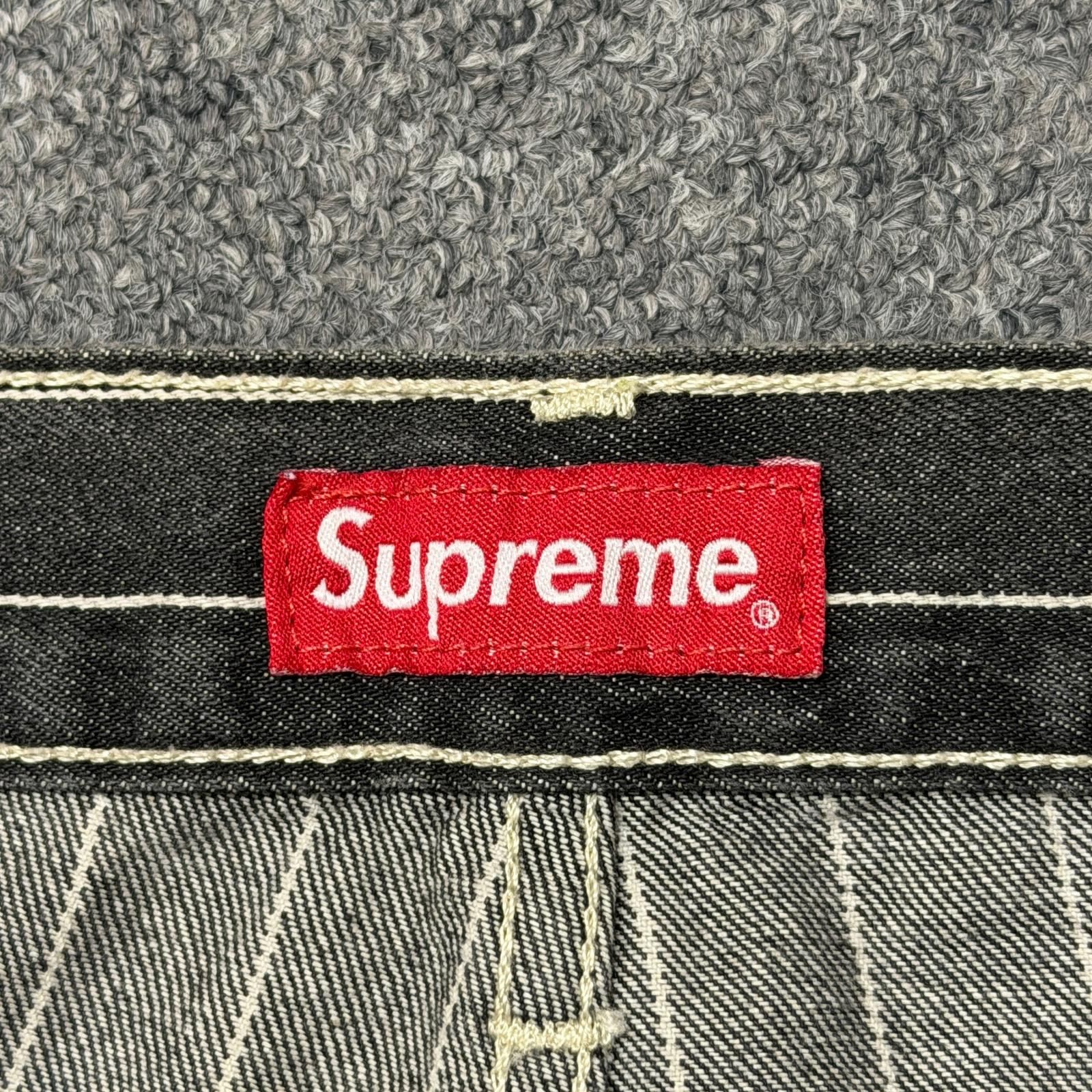 国内正規 Supreme × Levi's 18SS Pinstripe 550 Jeans ピンストライプ