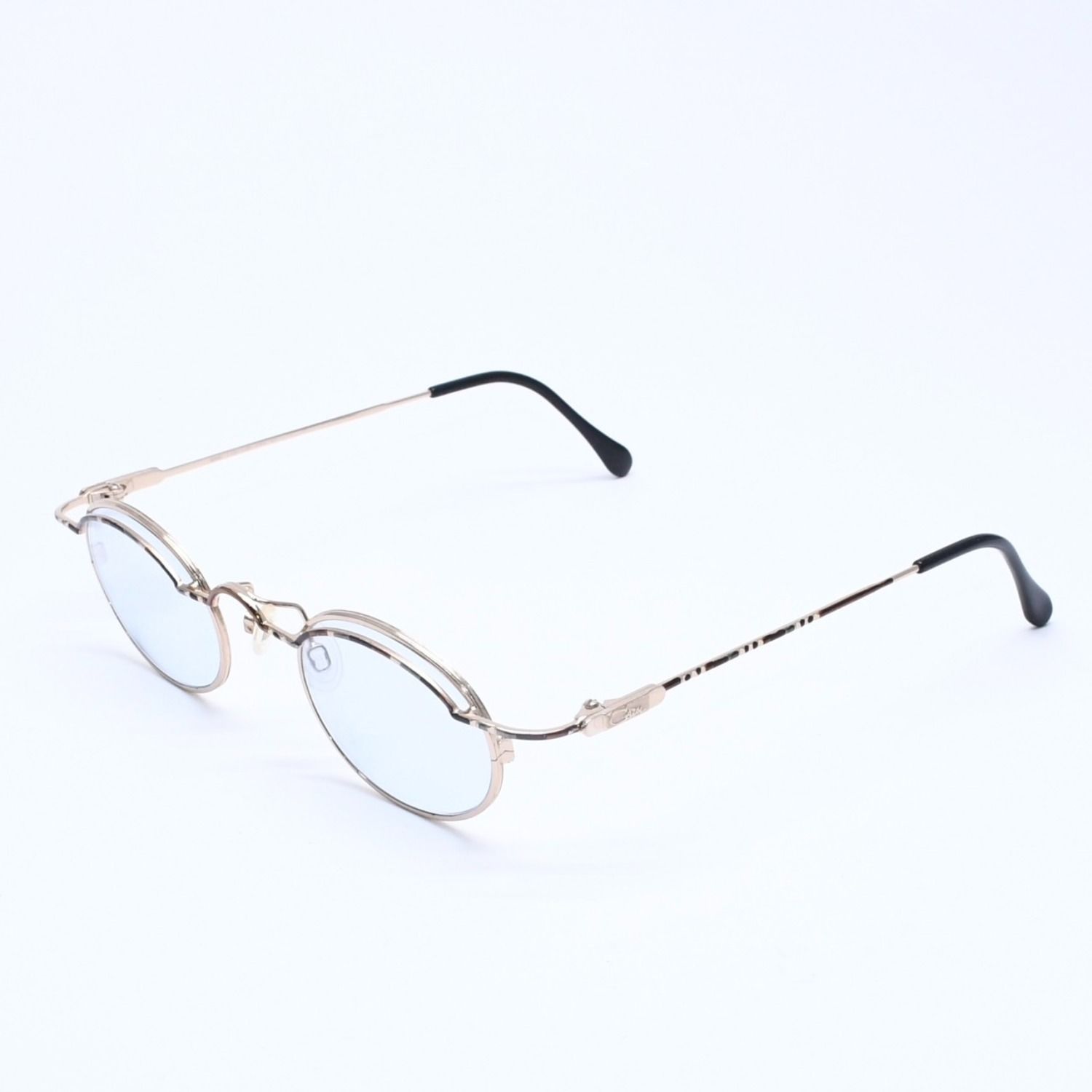 CAZAL カザール サングラス アイウェア 775 サイズ45□23 135 ゴールド ブルー メタル プラスチック 美品 中古 4a005165 CAZAL カザール サングラス アイウェア 775 サイズ45□23 135 ゴールド