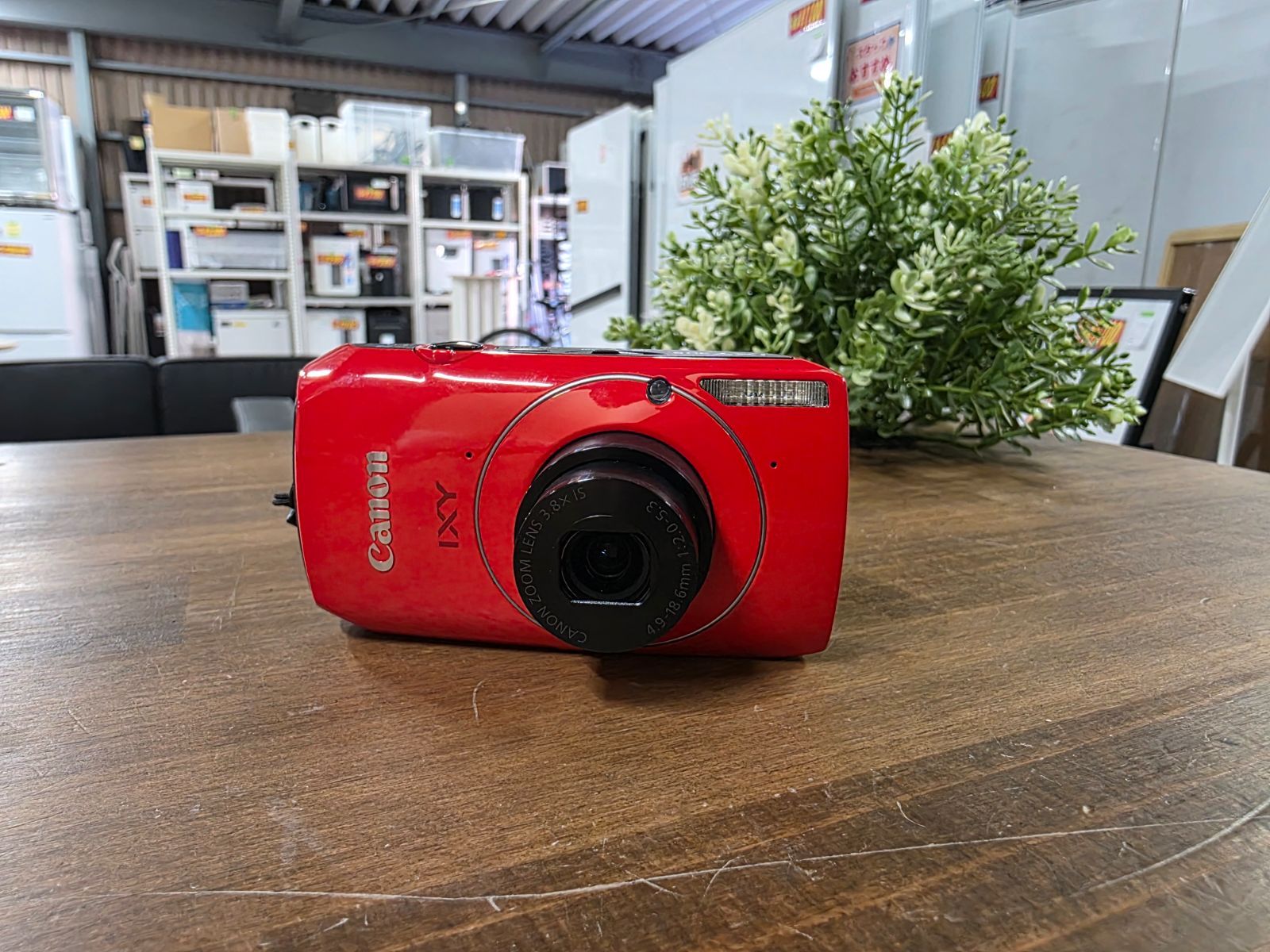 【美品・動作確認・清掃済・希少】Canon IXY 30S レッド コンパクトデジタルカメラ