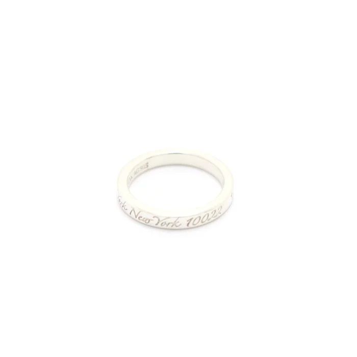 TIFFANY&Co. ティファニー ノーツナローリング リング 指輪 SV
