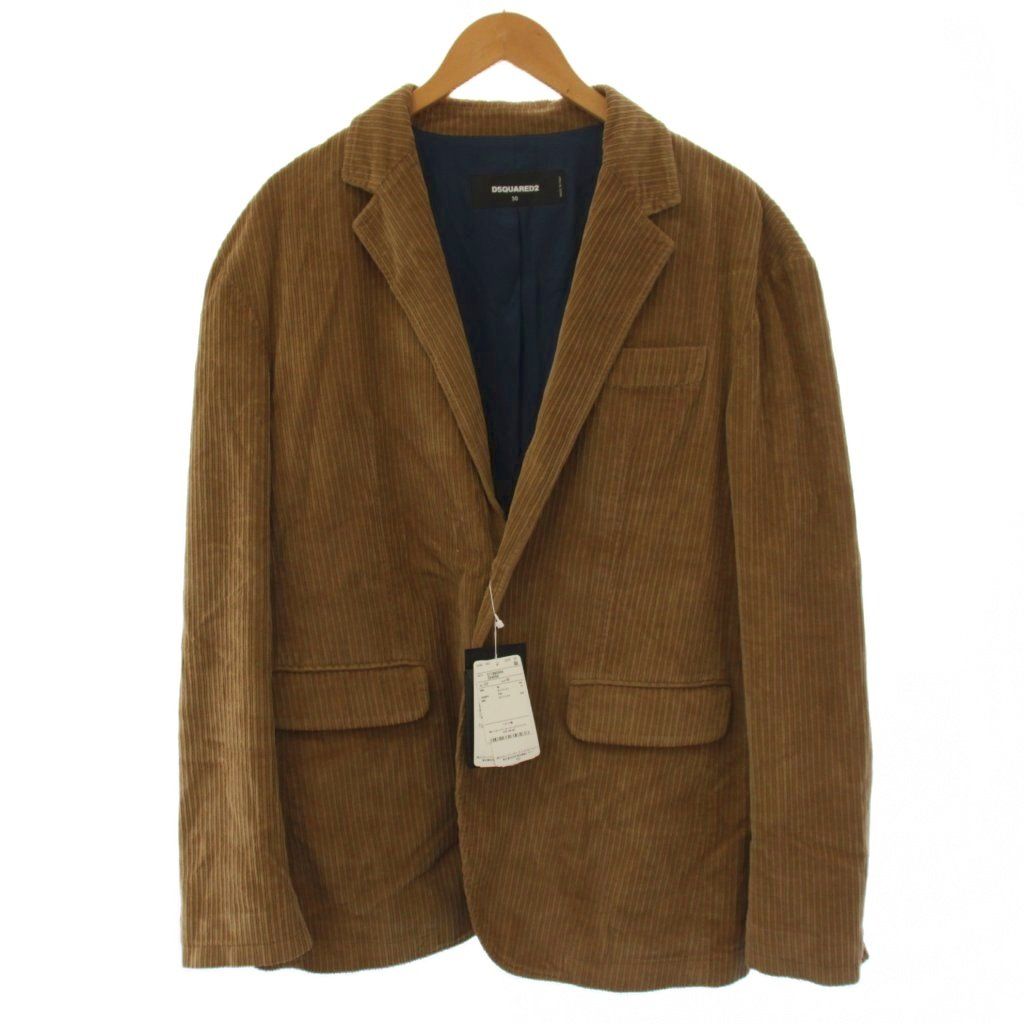 ディースクエアード DSQUARED2 22AW corduroy blazer jacket テーラードジャケット コーデュロイ 50 ベージュ /BM20
