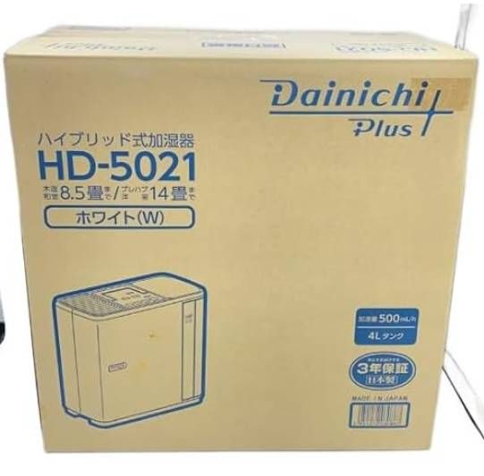 Dainichi Plus HD-5021 ホワイト 加湿器【新品・未使用】 新品未使用】【送料無料】Dainichi Plus HD-5021 ホワイト 加湿器