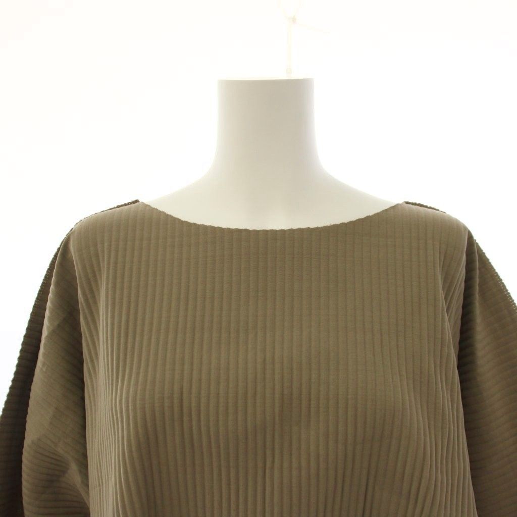 美品✨　イッセイミヤケ 長袖カットソー ベージュ　サイズM ミーイッセイミヤケ me ISSEY MIYAKE カットソー 長袖 ベージュ