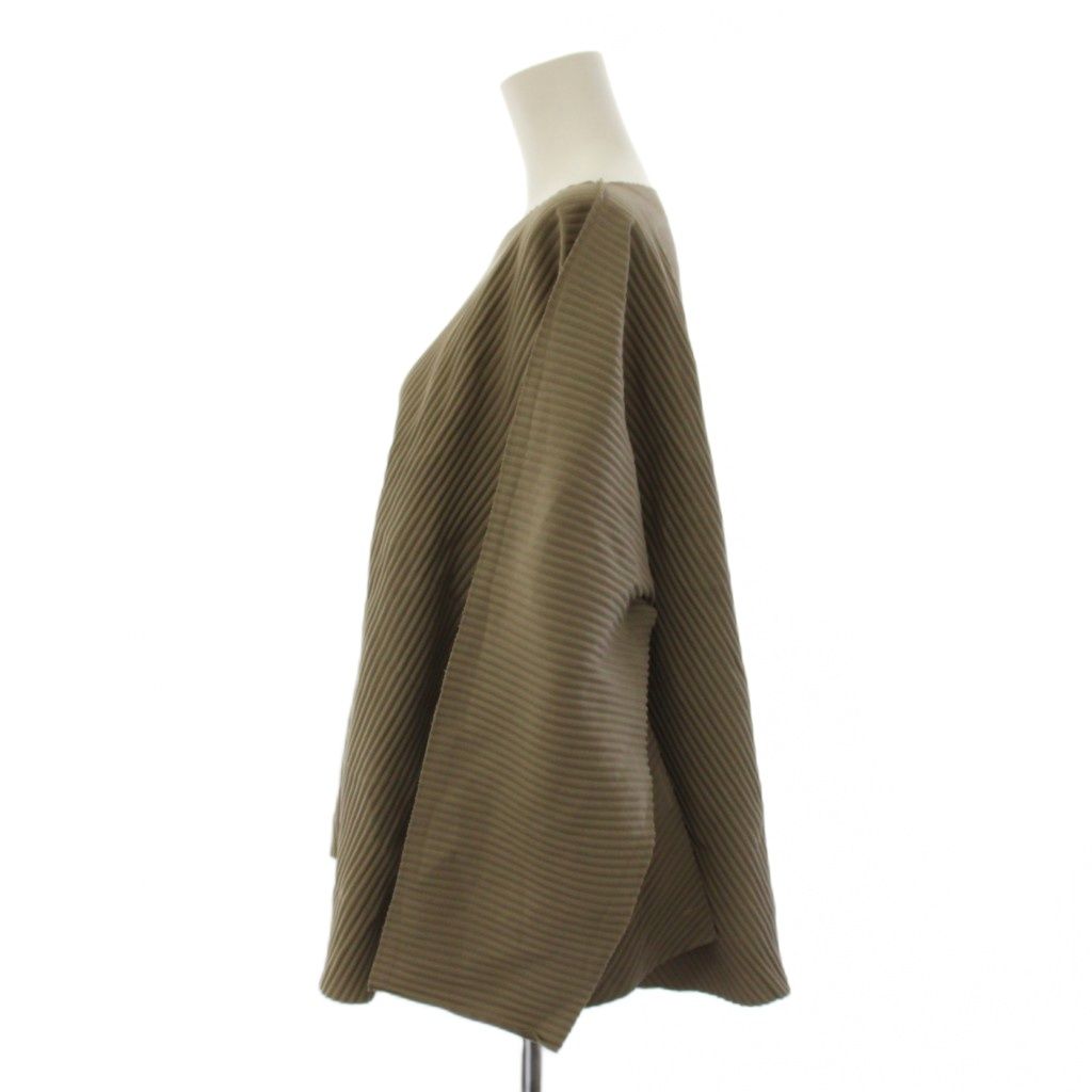 ミーイッセイミヤケ me ISSEY MIYAKE カットソー 長袖 ベージュ