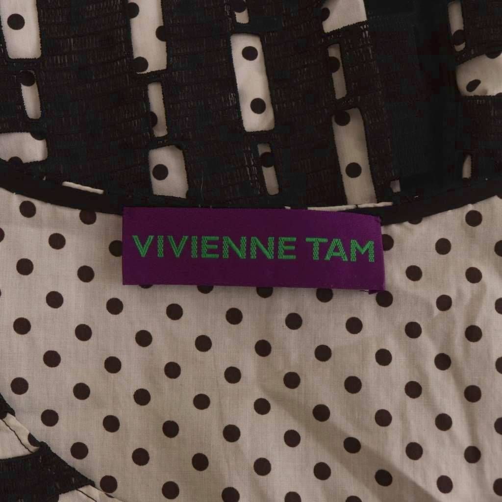 VIVIENNE TAM ノースリーブひざ丈ワンピース ヴィヴィアンタム VIVIENNE TAM ノースリーブワンピース ひざ丈 1 黒