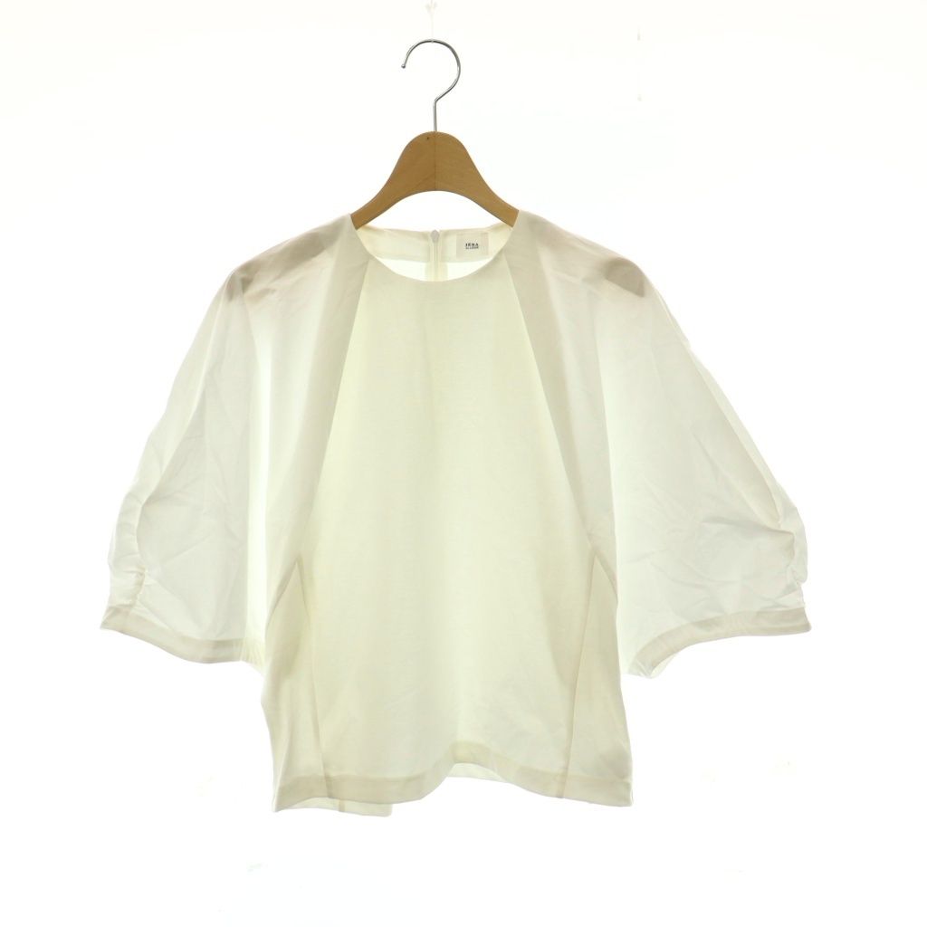 イエナ IENA ラブークル LA BOUCLE 26SS タイプライターコンビプルオーバー カットソー シャツドッキング ドルマン 白 ホワイト /CX ■OS