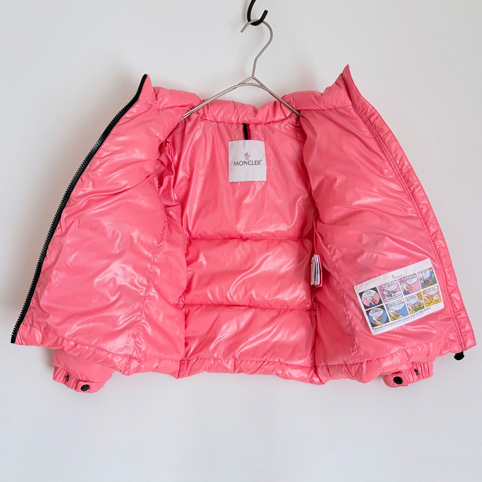モンクレール　MONCLER　BADY Hooded Down Puffer Jacket　バディ　コーラルピンク　ダウンジャケット　ナイロンジャケット　キッズ　ガールズ