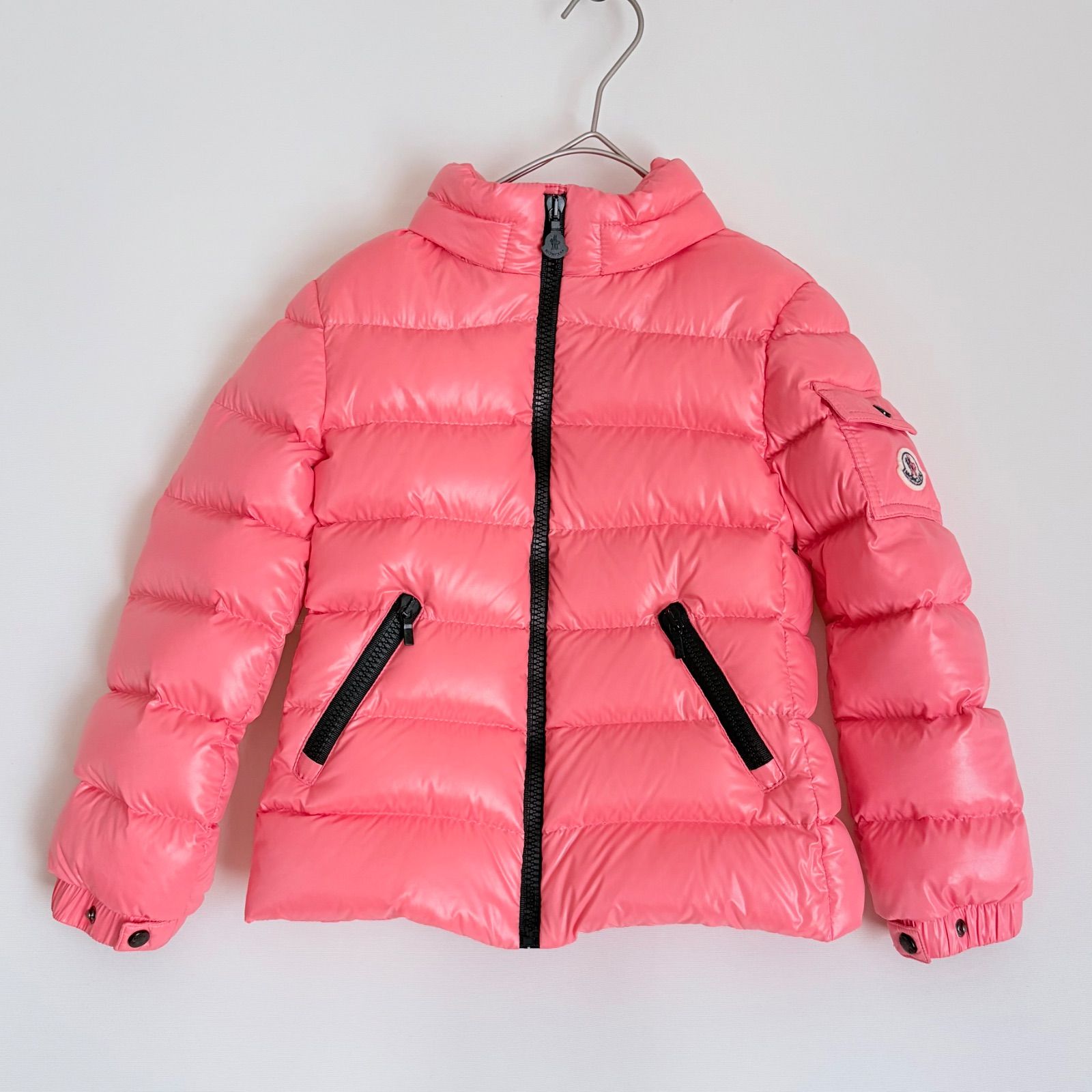 モンクレール　MONCLER　BADY Hooded Down Puffer Jacket　バディ　コーラルピンク　ダウンジャケット　ナイロンジャケット　キッズ　ガールズ
