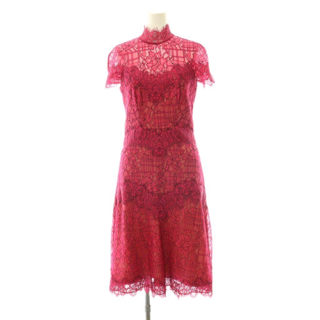 タダシショージ TADASHI SHOJI レース ワンピース 半袖 ロング 0