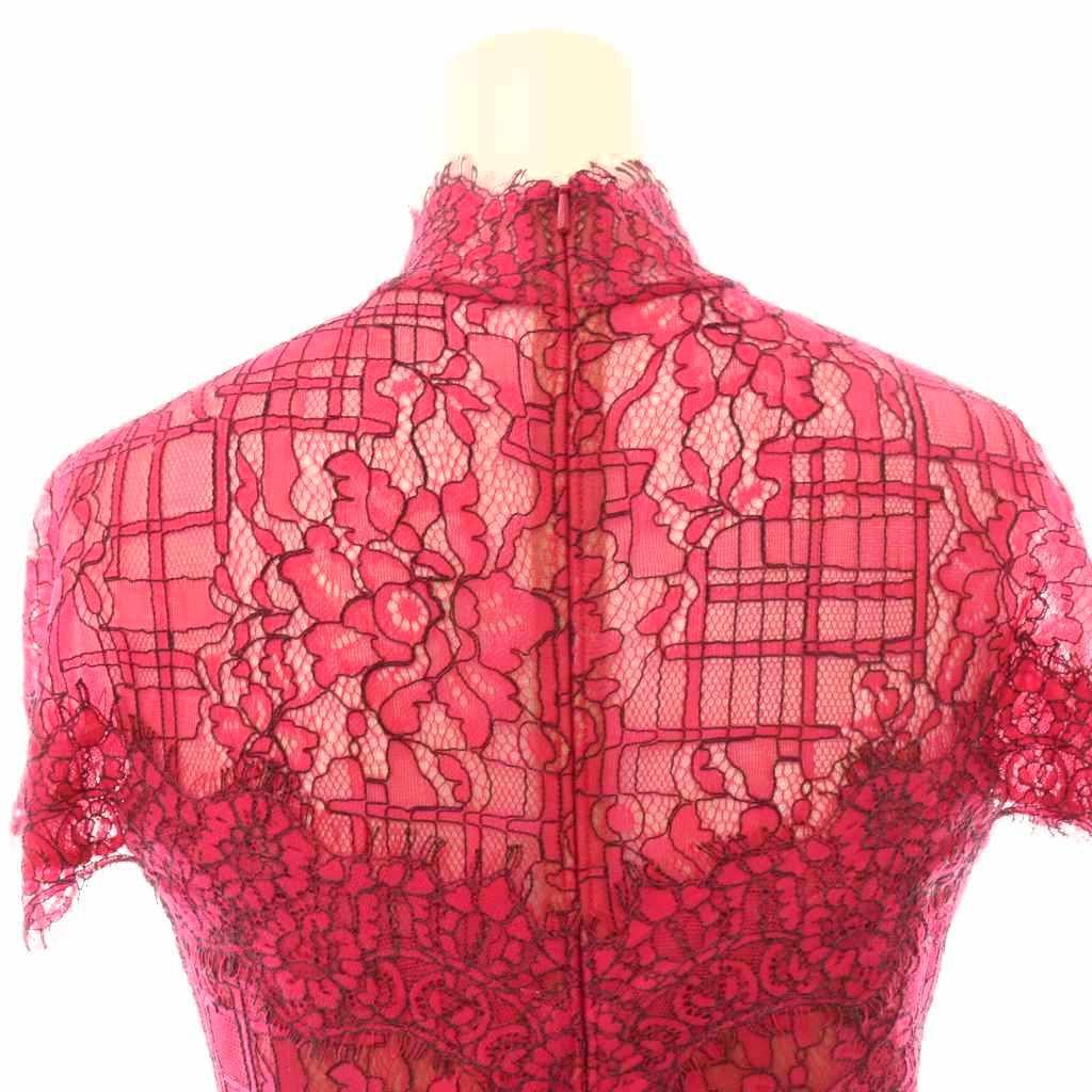 タダシショージ TADASHI SHOJI レース ワンピース 半袖 ロング 0