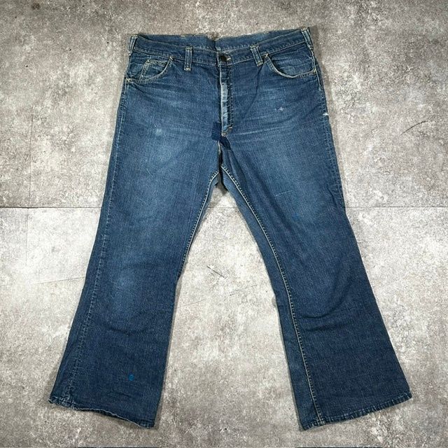 ジ*ャ様 80s 90s USA製 Lee フレアデニム TALON42 ヴィン Lee リー 70's Lee Leens フレアデニムパンツ W42程 リー リーンズ